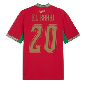 Maroko Ayoub El Kaabi #20 Domaci Dres SP 2026 Kratak Rukavima